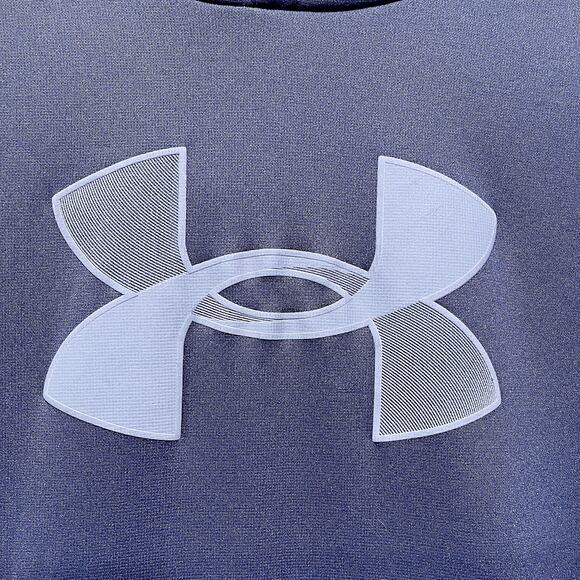 Under Armour Performance Fleece Hoodie Sweatshirt Kangaroo Pocket Boys Large YLG - Picture 3 of 7
